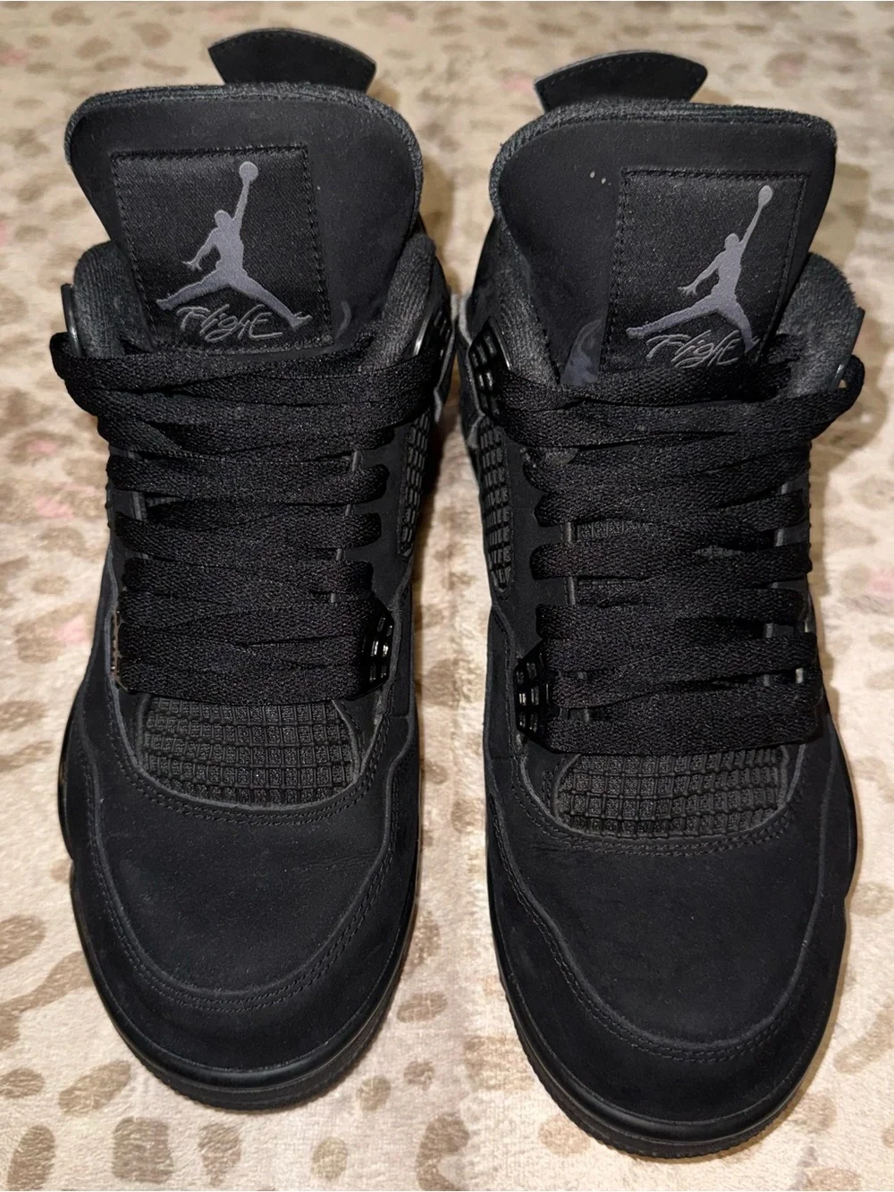 Air Jordan 4 Retro Black Cat 2020 Men’s Size 9.5 CU1110-010 Preowned